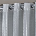 Ver imagem 2 de cortina sala quarto voal xadrez com forro cinza 3,00x2,20