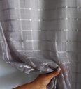 Ver imagem 3 de cortina sala quarto voal xadrez com forro cinza 3,00x2,20