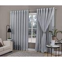 Ver imagem 1 de cortina sala quarto voal xadrez com forro cinza 3,00x2,20