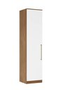 Ver imagem 1 de Armário Modulado 1 Porta com 6 Prateleiras Irlanda Amêndola/Branco para Quarto - Demóbile