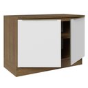 Ver imagem 6 de Balcão de Pia 120 cm 2 Portas Rustic/Branco Veludo Lux Madesa