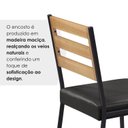 Ver imagem 5 de Cadeiras para Sala de Jantar 6 Unidades Londres Preto