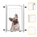 Ver imagem 1 de Portão Pet Branco Proteção Criança Bebê Cachorro Cão sem Extensor Itagold
