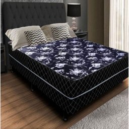 Cama Box Casal Conjugada Ortopédico (5cm) Colchão Dos Sonhos - 1