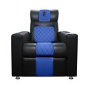 Ver imagem 2 de Poltrona Gamer Sparta com Encosto Reclinável e Carregador Usb:corino Preto/azul