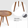 Mesa de Canto Lateral Laminada 60x60cm - 5