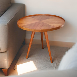 Mesa de Canto Lateral Laminada 60x60cm - 13