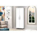 Ver imagem 2 de Armario Multiuso Organizador Texas 2 Portas Com Chave:Branco