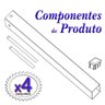 4 Suportes Pia Chumbar Bancada Mesa 60 Cm - Branco - 5