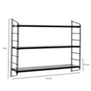 Ver imagem 3 de Kit com 3 Prateleiras Multiuso Pequenas