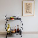 Ver imagem 1 de Carrinho Bar Decorativo Vintage Preto