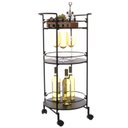 Ver imagem 1 de Carrinho Bar Circular pra Sala de Jantar