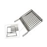 Grelha Parrilha Argentina Aço Inox com Caixa Gordura 50x40cm - 2