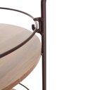 Ver imagem 4 de Carrinho Bar Decorativo Sala de Jantar Circular