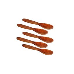 Kit 5 Peças Colher De Pau Madeira Modelo Reforçada 28 Cm - 1 Kit 5 Peças Colher De Pau Madeira Modelo Reforçada 28 Cm - 1
