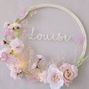 Ver imagem 1 de Porta Maternidade Floral Iluminada