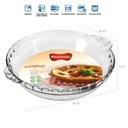 Ver imagem 3 de Jogo de 2 Assadeiras Redondas 600ml Marinex Formas de Vidro Redondas Filetadas Pequenas