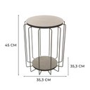 Ver imagem 3 de Mesa de Apoio Lateral Redonda