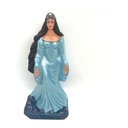 Ver imagem 1 de Imagem Iemanja Umbanda Manto Azul Claro Escultura Resina Estatua 20 Cm