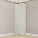 Ver imagem 5 de Guarda-Roupa Canto Reto 1 Porta Seletto Cinza/Areia HP