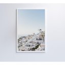 Ver imagem 4 de Quadro Paisagem Ilha Santorini 60x90 Cm Vidro Impresso