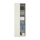 Ver imagem 4 de Guarda-Roupa Canto Reto 1 Porta Seletto Marrom/Areia HP/Jequitibá