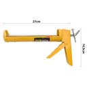 Ver imagem 2 de Aplicador Pistola de Silicone Tubular 9" Profissional Alta Pressão | Fertak