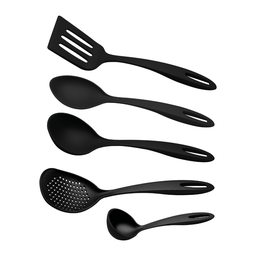 Jogo de Utensílios Tramontina Ability em Nylon Preto - 05 Peças - 1