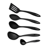 Jogo de Utensílios Tramontina Ability em Nylon Preto - 05 Peças - 1