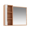 Ver imagem 3 de Espelheira de Banheiro Bn3645 80x60cm Amêndoa/branco - Tecno Mobili