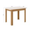Mesa de Jantar Retangular 108cm Bellagio - 3