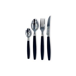 Jogo de Talheres Faqueiro Aço Inox com Gaveteiro - Preto - 1