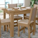 Ver imagem 2 de Mesa de Jantar Retangular 108cm Bellagio Laranja/Carvalho