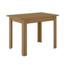 Ver imagem 1 de Mesa de Jantar Retangular 108cm Bellagio Laranja/Carvalho