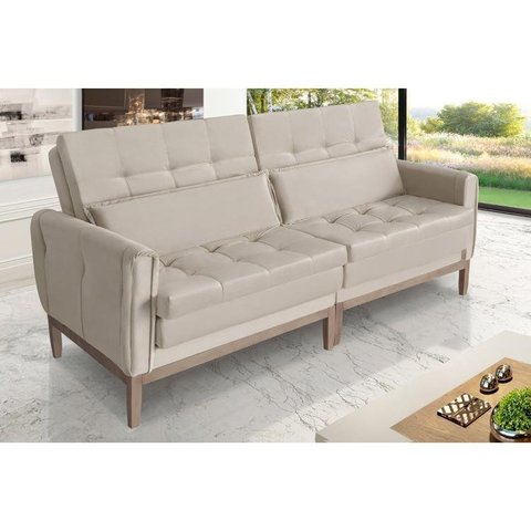 Sofá Cama Rivieira 2.50m - Bege