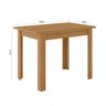 Mesa de Jantar Retangular 108cm Bellagio - 3