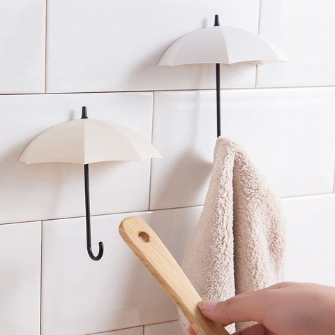 Porta Chaves Colorido Para Parede WALFOS,  3 Peças Decorativos Com Gancho Para Parede