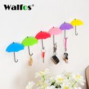 Ver imagem 2 de Porta Chaves Colorido Para Parede WALFOS, 3 Peças Decorativos Com Gancho Para Parede