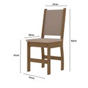 Ver imagem 5 de Kit 2 Cadeiras para Cozinha Clara