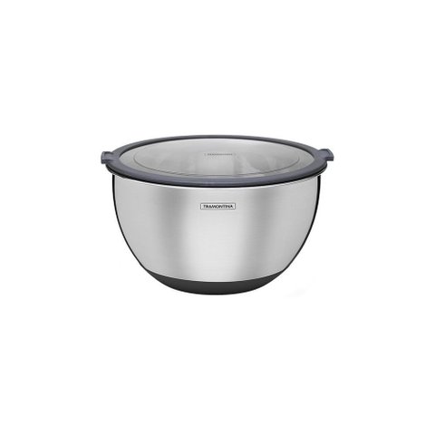 Bowl Tramontina Cucina 61225300 3l com Tampa Inox