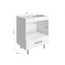 Ver imagem 4 de Balcão Multiuso 1 Gaveta Alecrim Branco