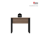 Ver mais imagens de Escrivaninha M90/60P25TUB 90cm Industrial Walnut e Preto Marrom