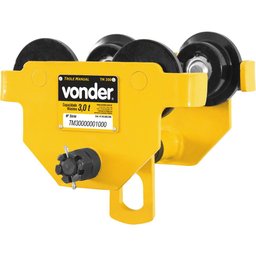 Trole manual 3,0 toneladas largura 100-203mm tm300 - Vonder - 4