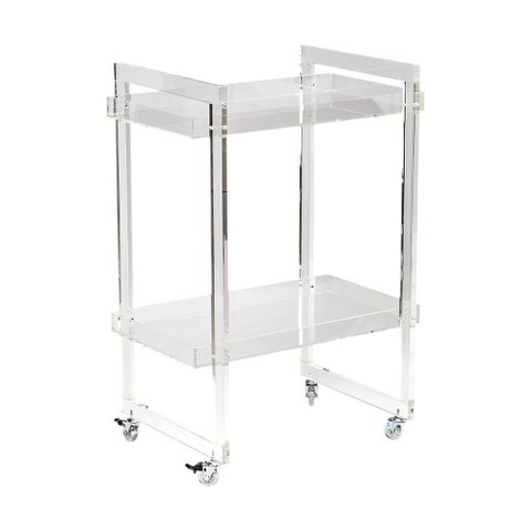 Carrinho de Bebidas Hara em Acrílico Cristal