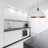 Luminária Esfera Premium Lustre Teto Meia Lua Texturado Luxo:branco - 2