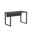 Ver imagem 3 de Mesa Madeira M120/60P25TUB 120cm Industrial Grafito Cinza