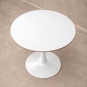 Ver imagem 5 de Mesa de Jantar Redonda Saarinen Basic 110cm Branca Design Moderno