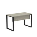 Ver imagem 3 de Mesa Madeira M120/60P25TUB 120cm Industrial Nogueira Casablanca e Preto Bege