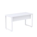 Ver imagem 3 de Mesa Madeira M134/60p25tub 134cm Industrial Branco