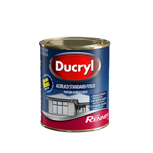 Tinta Ducryl Standard Fosca 900ml Branco Renner Unico